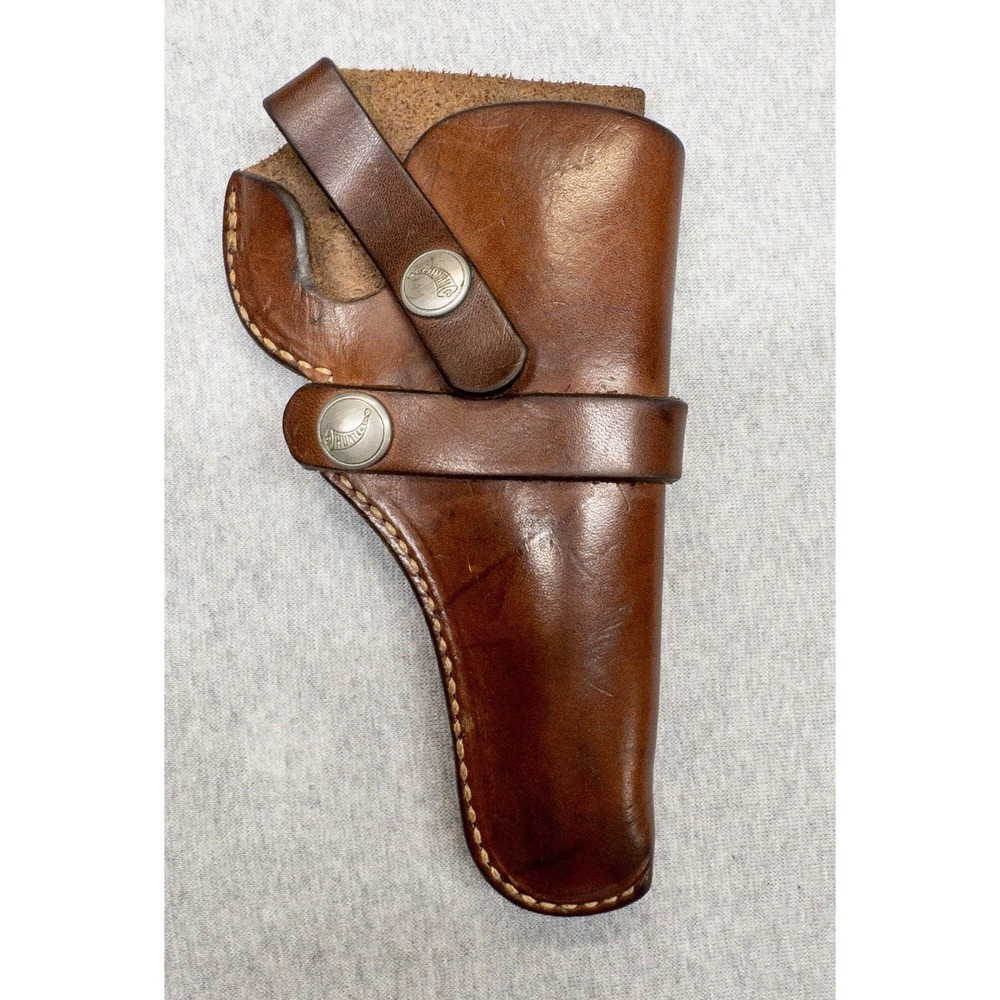 Vtg Hunter 1100G-17‎ Brown Leather Holster Hunting Shooting Sports Tactical